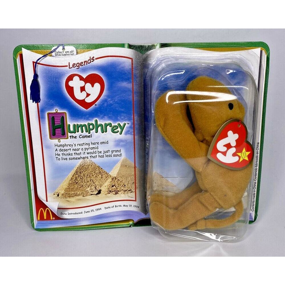2000 Ty McDonalds Teenie Beanie Baby Legends Humphrey the Camel Retired BB20